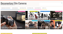 Desktop Screenshot of documentarycameras.com